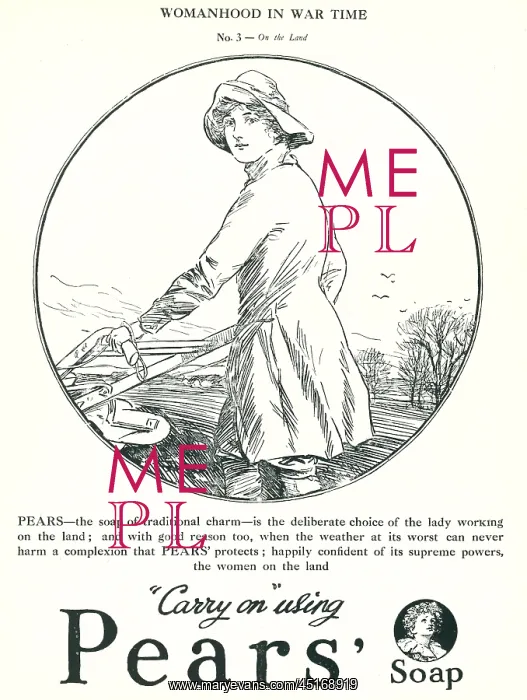 : Pears Soap Advertisement On The Land : Pears Soap Advertisement On The Land