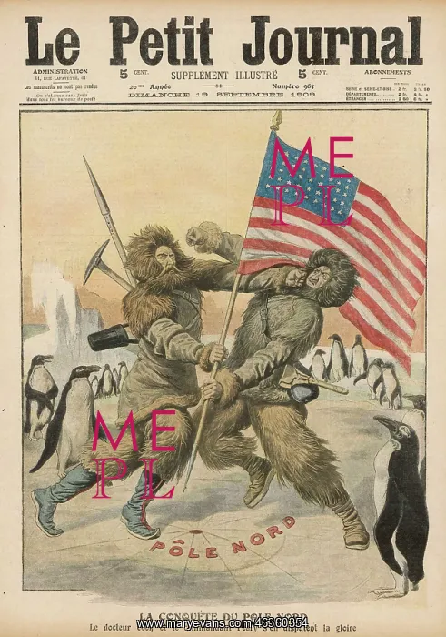: Peary and Cook dispute over the North Pole : Peary and Cook dispute over the North Pole