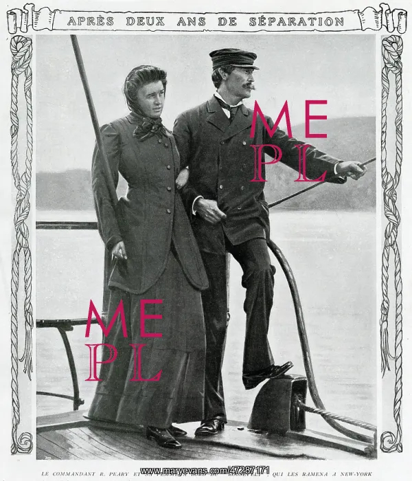 : PEARY AND WIFE : PEARY AND WIFE