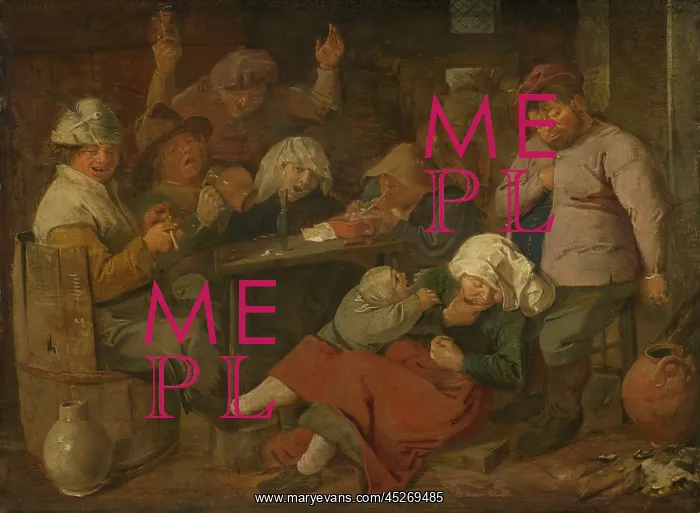 : Peasant Drinking Bout : Peasant Drinking Bout