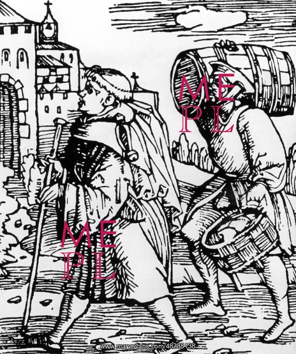 : A peasant pays the tithe : A peasant pays the tithe