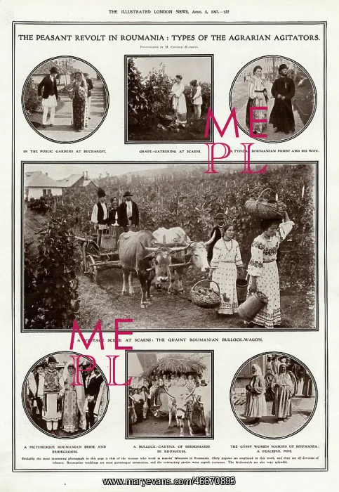 : Peasant revolt in Romania: types of the agrarian agitators : Peasant revolt in Romania: types of the agrarian agitators
