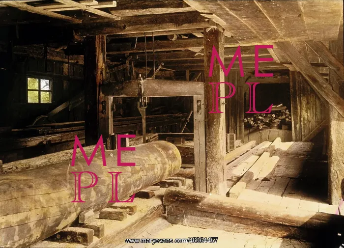 : Peasant sawmill at the Schwarza : Peasant sawmill at the Schwarza