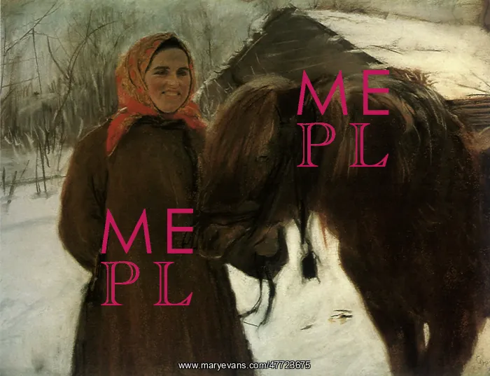  : Peasant Woman and Horse