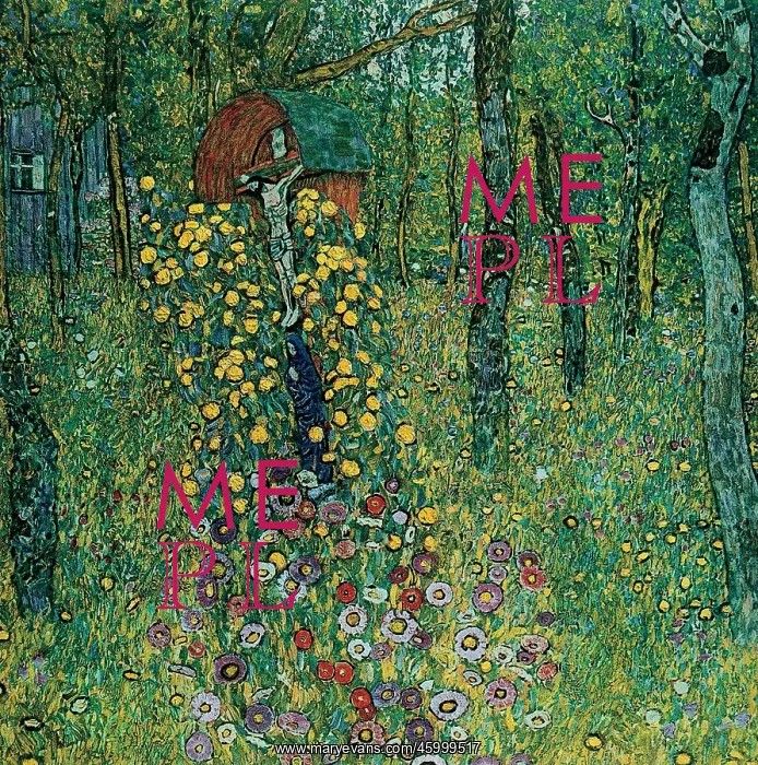 : Peasant's Garden with crucifix : Peasant's Garden with crucifix