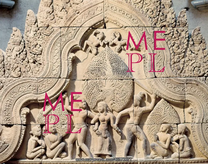 : Pediment. c. 967. Belonging to the temple of : Pediment. c. 967. Belonging to the temple of