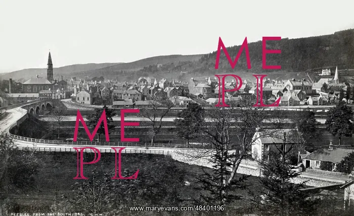  : Peebles, Scotland - view from the South