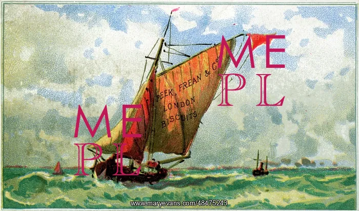 : Peek Frean Biscuits advertising trade card : Peek Frean Biscuits advertising trade card