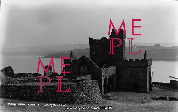 : Peel Castle Ruins : Peel Castle Ruins
