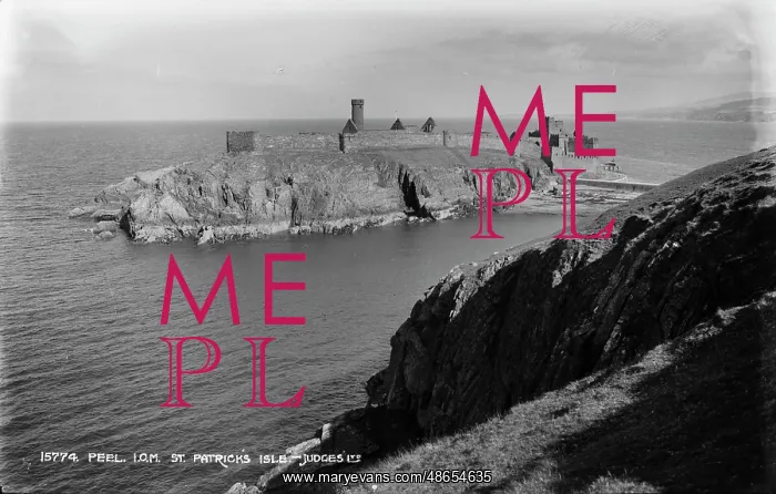: Peel Castle on St. Patrick's Isle : Peel Castle on St. Patrick's Isle