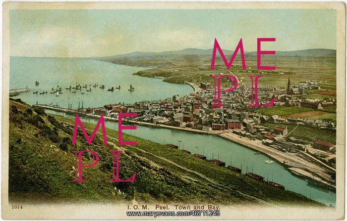  : Peel Town and Bay - Isle of Man