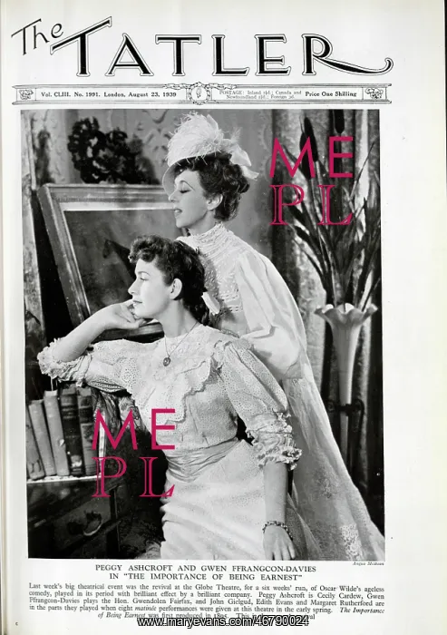 : Peggy Ashcroft and Gwen Ffrangcon-Davies : Peggy Ashcroft and Gwen Ffrangcon-Davies
