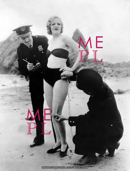 : Peggy Graves on the beach, 1933 : Peggy Graves on the beach, 1933
