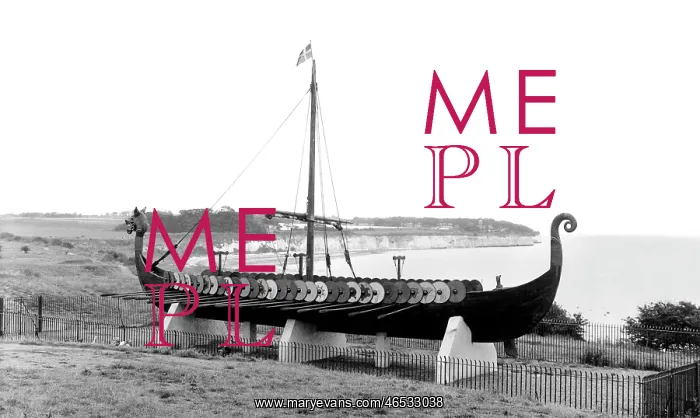  : Pegwell, the Danish Viking Ship Hugin c1955