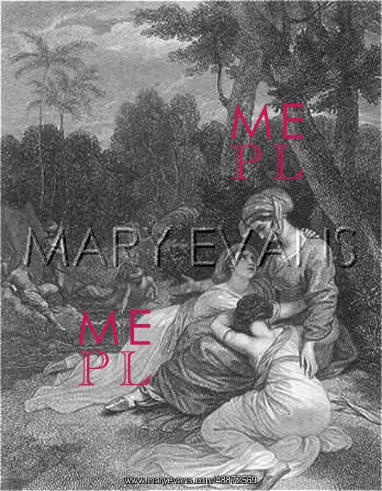 : Pekuah consoles her attendants during their captivity : Pekuah consoles her attendants during their captivity