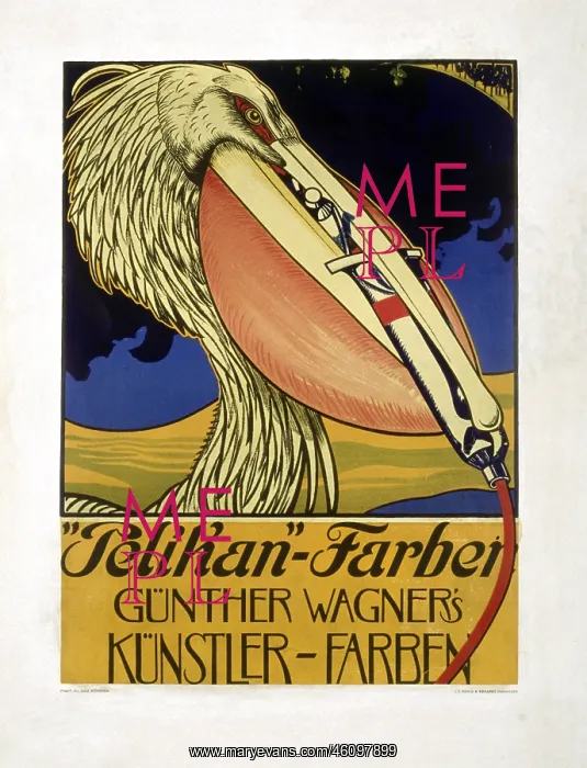 : Pelikan colours, advertising, 1920s : Pelikan colours, advertising, 1920s