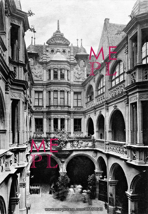: Peller House in Nuremberg, 1907 : Peller House in Nuremberg, 1907
