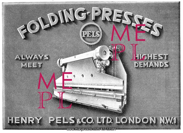  : Pels Folding Presses