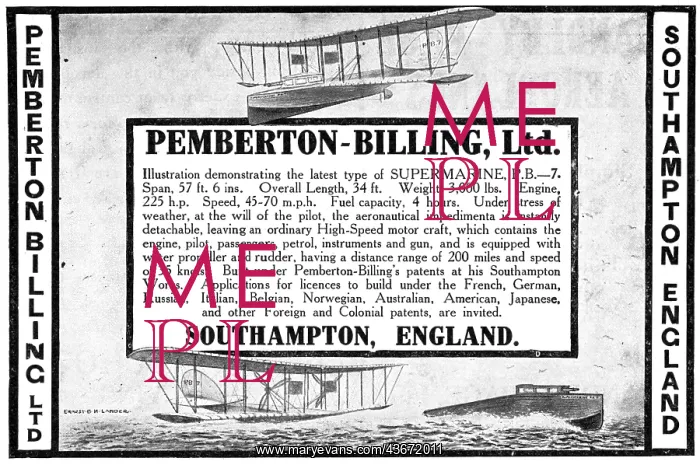 : Pemberton-Billing - Supermarine PB7 : Pemberton-Billing - Supermarine PB7