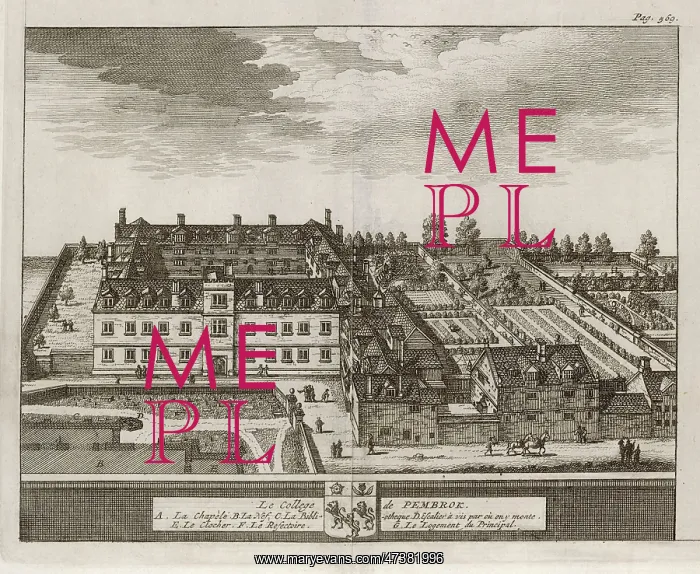: PEMBROKE COLLEGE 1675 : PEMBROKE COLLEGE 1675