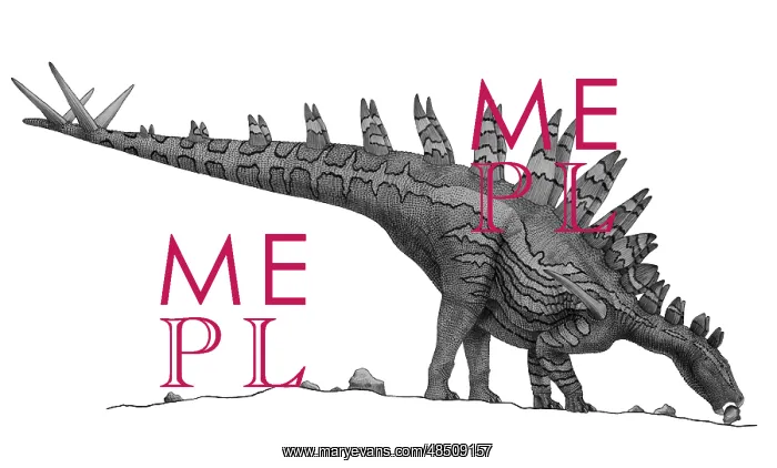 : Pencil drawing of Tuojiangosaurus trying to ingest small ? : Pencil drawing of Tuojiangosaurus trying to ingest small ?