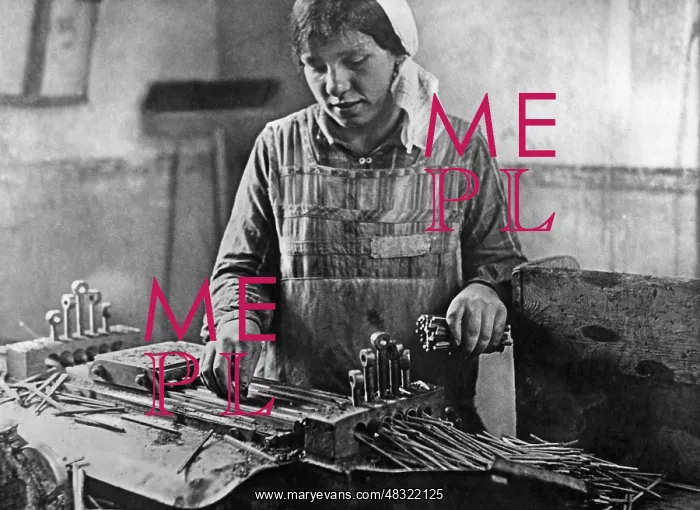 : Pencil production in Thuringia, 1931 : Pencil production in Thuringia, 1931