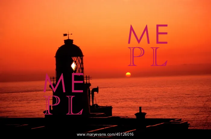 : Pendeen Lighthouse, Cornwall - Sunset : Pendeen Lighthouse, Cornwall - Sunset