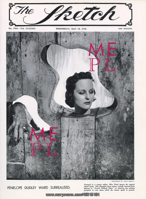 : Penelope Dudley Ward by Angus McBean : Penelope Dudley Ward by Angus McBean