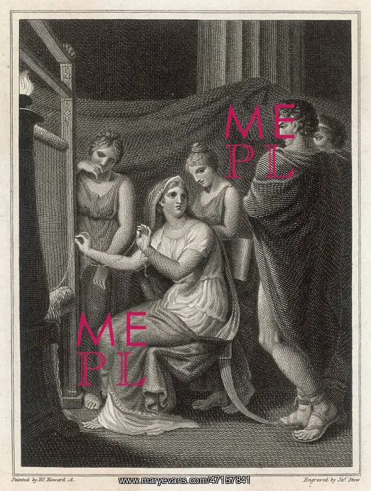 : Penelope and her suitors : Penelope and her suitors