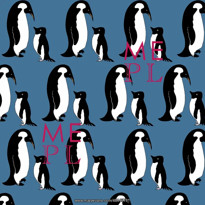  : Penguins repeating pattern