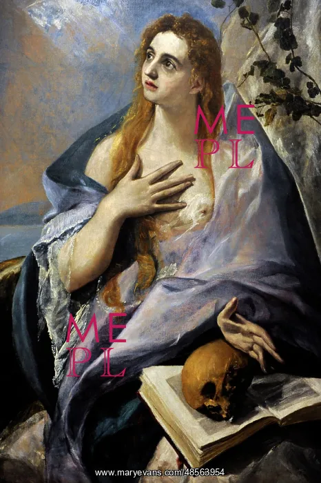 : The Penitent Magdalene (detail), by El Greco : The Penitent Magdalene (detail), by El Greco