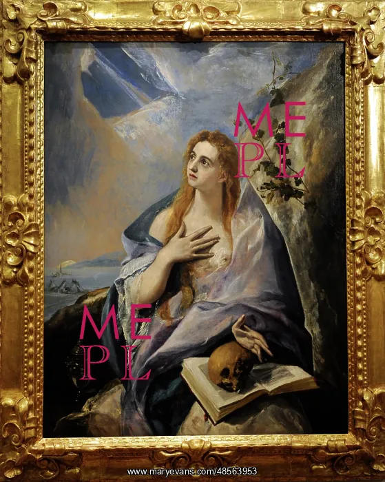 : The Penitent Magdalene, by El Greco : The Penitent Magdalene, by El Greco