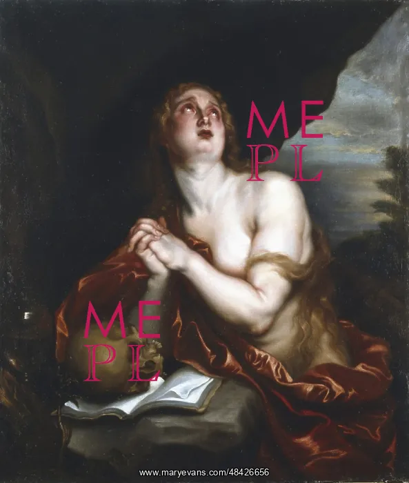 : Penitent Magdalene'. Studio of Anton van Dyck : Penitent Magdalene'. Studio of Anton van Dyck