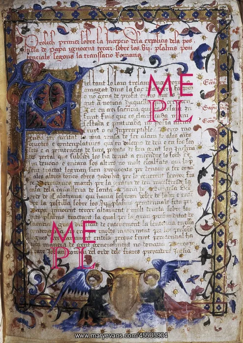 : Penitential psalms of the Pope Innocent III written : Penitential psalms of the Pope Innocent III written