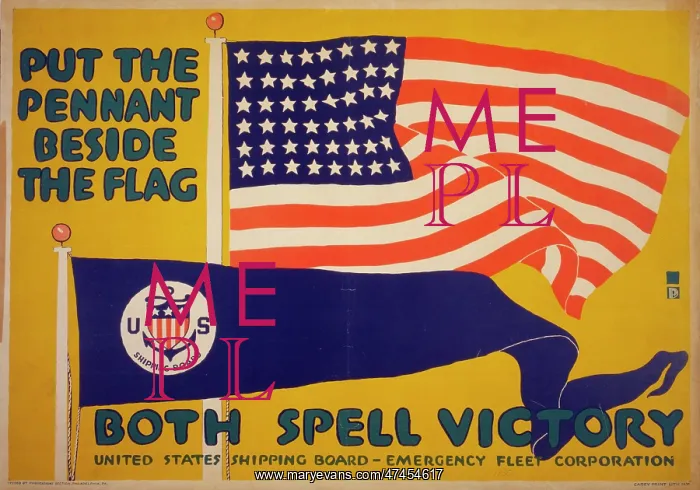 : Put the pennant beside the flag - Both spell victory United : Put the pennant beside the flag - Both spell victory United