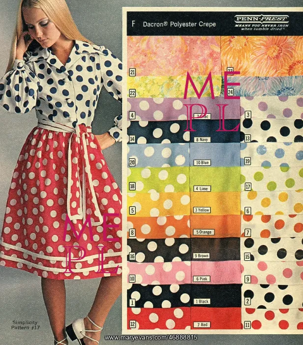 : Penneys - Polka dots skirt and shirt advert : Penneys - Polka dots skirt and shirt advert