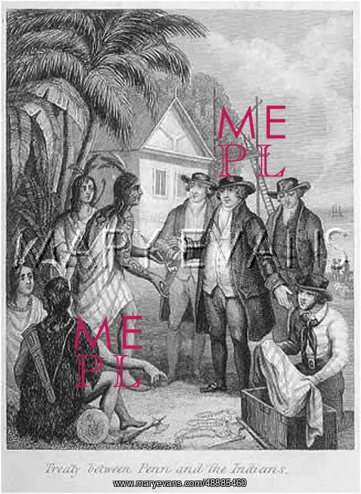 : PENN'S PEACE TREATY / 1682 : PENN'S PEACE TREATY / 1682