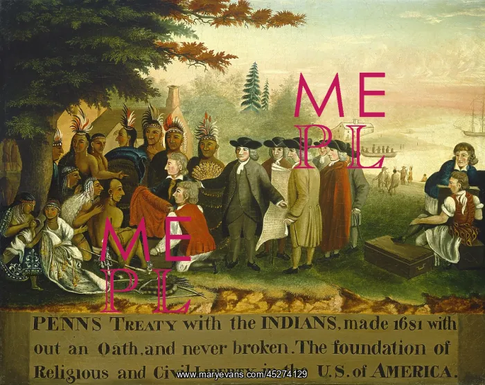: Penn's Treaty with the Indians : Penn's Treaty with the Indians