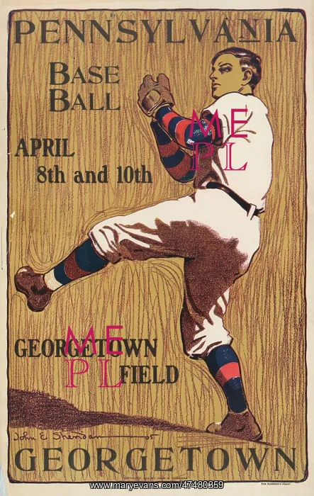 : Pennsylvania vs. Georgetown, base ball, April 8th and 10th - : Pennsylvania vs. Georgetown, base ball, April 8th and 10th -