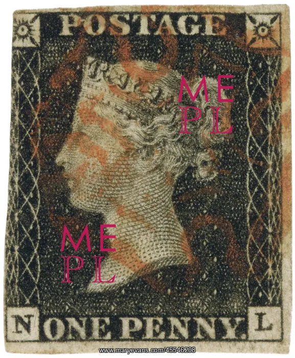 : Penny Black Stamp : Penny Black Stamp
