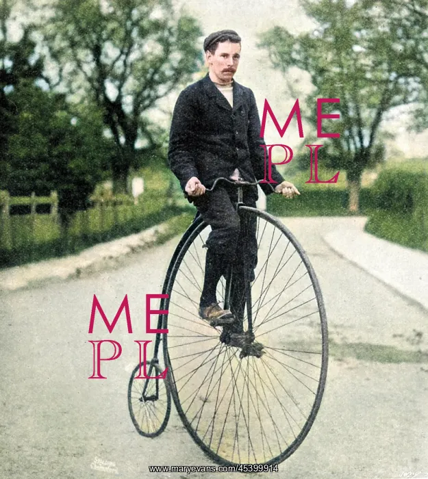 : The Penny Farthing or Ordinary Bicycle of the 1870s : The Penny Farthing or Ordinary Bicycle of the 1870s