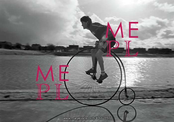 : Penny-farthing rider : Penny-farthing rider