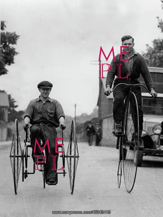 : Penny Farthing and Tricycle : Penny Farthing and Tricycle