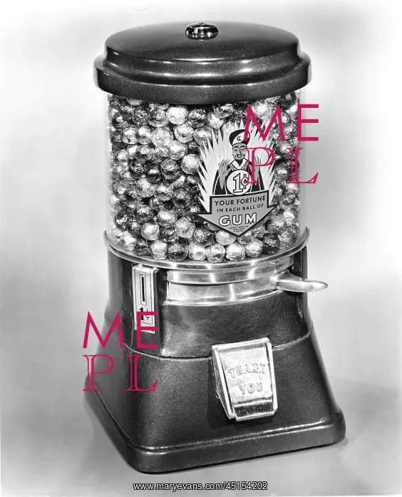  : Penny Gum Ball Machine