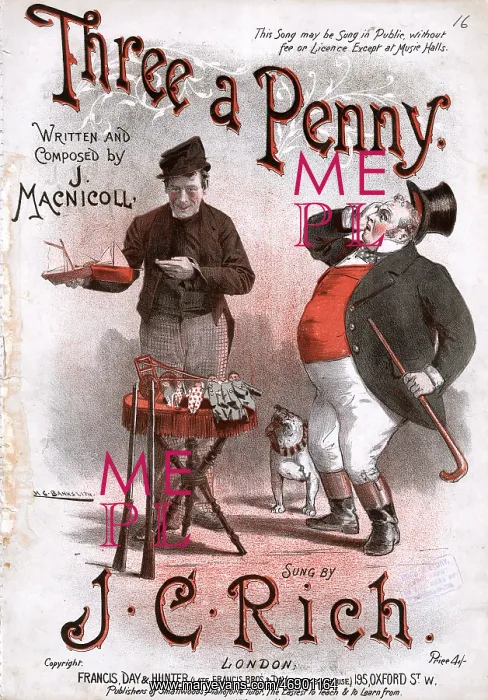 : Three A Penny, by J Macnicoll : Three A Penny, by J Macnicoll