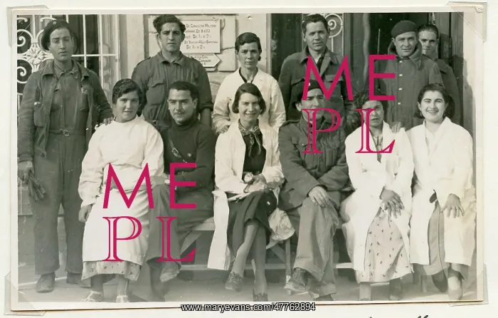 : Penny Phelps (centre) with Spanish nurses : Penny Phelps (centre) with Spanish nurses