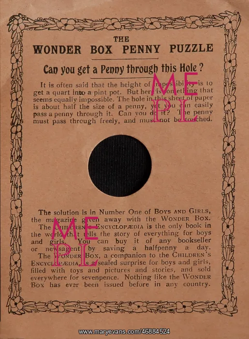  : Penny Puzzle