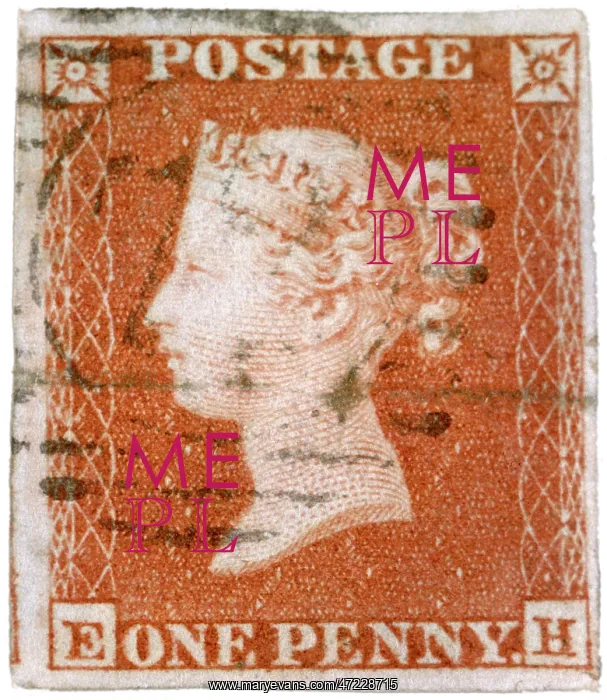 : PENNY RED STAMP : PENNY RED STAMP