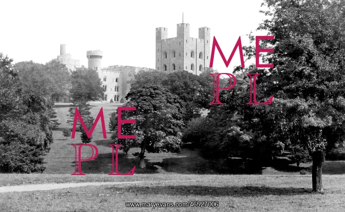  : Penrhyn Castle, from the Park c1883
