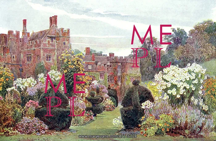 : Penshurst Place, the gardens, 1903 : Penshurst Place, the gardens, 1903